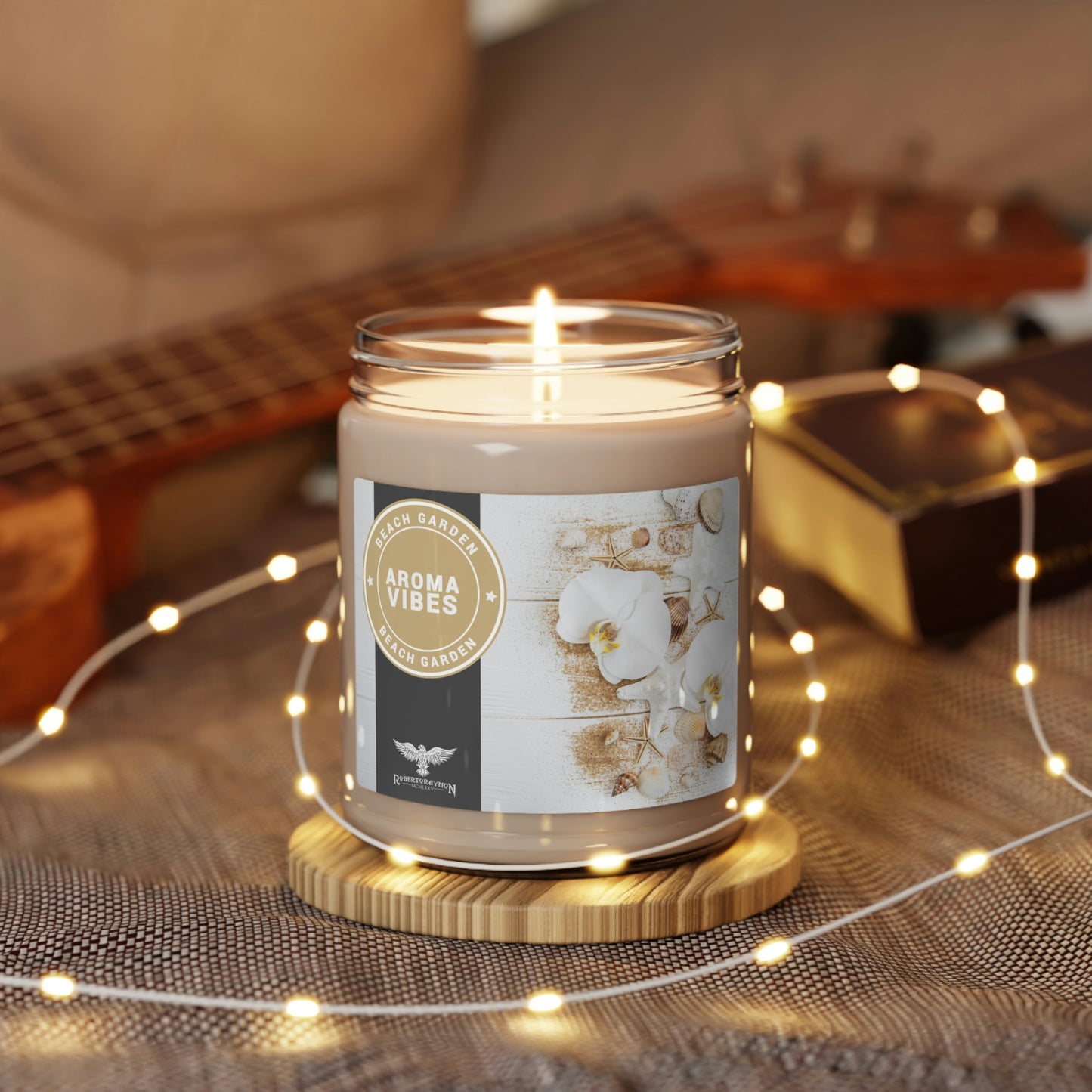 Roberto Raymon | Beach Garden Scented Soy Candle, 9oz