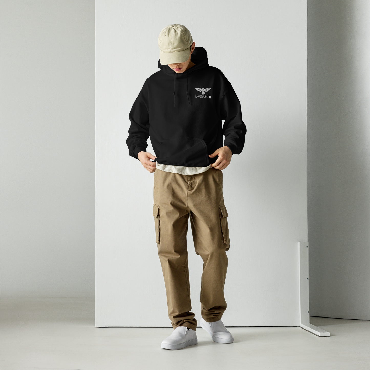 Roberto Raymon | Embroidered Logo | Unisex Hoodie