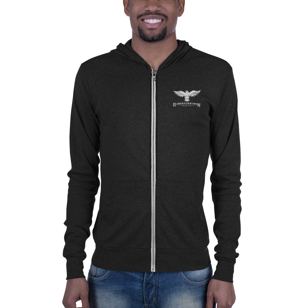 Roberto Raymon | Ebroidered Logo | Unisex Zip Hoodie