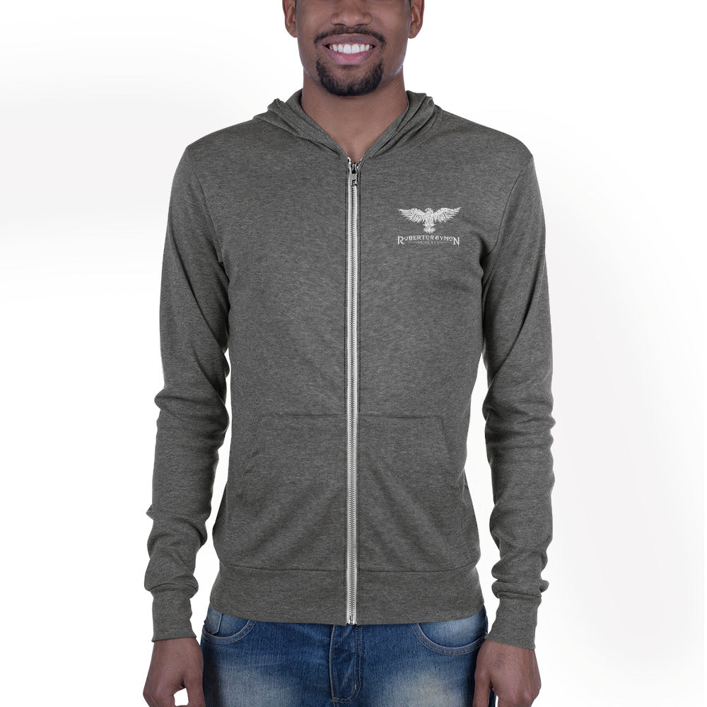 Roberto Raymon | Ebroidered Logo | Unisex Zip Hoodie