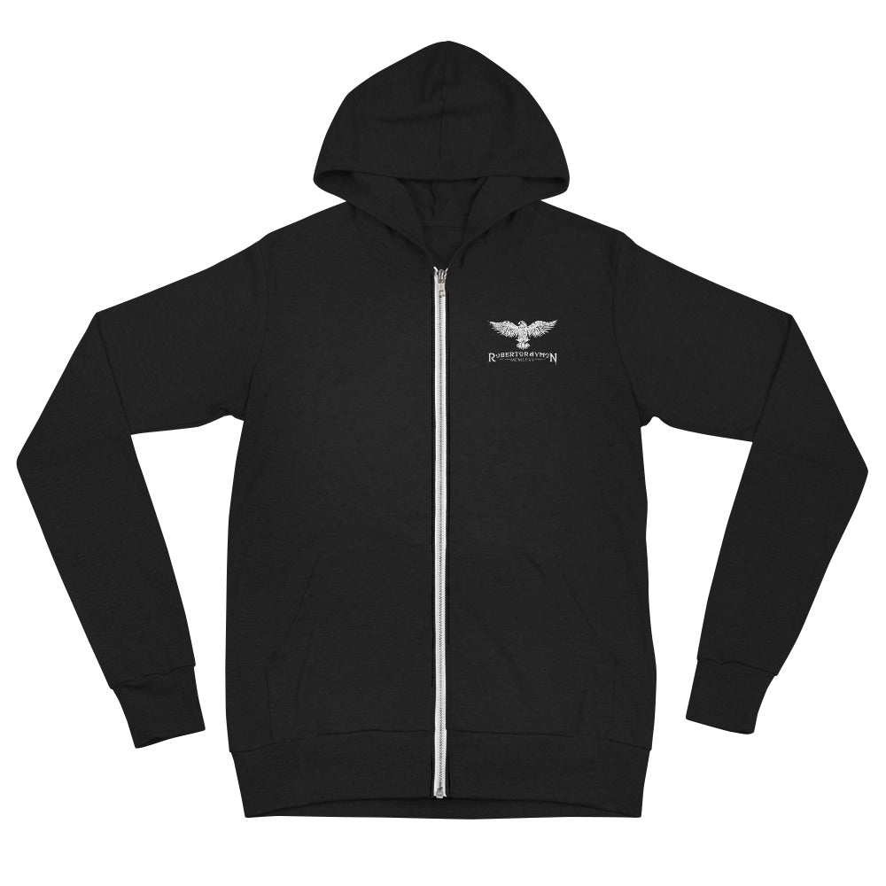 Roberto Raymon | Ebroidered Logo | Unisex Zip Hoodie